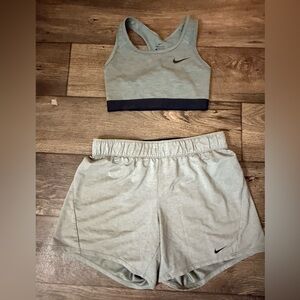 Nike shorts and top
